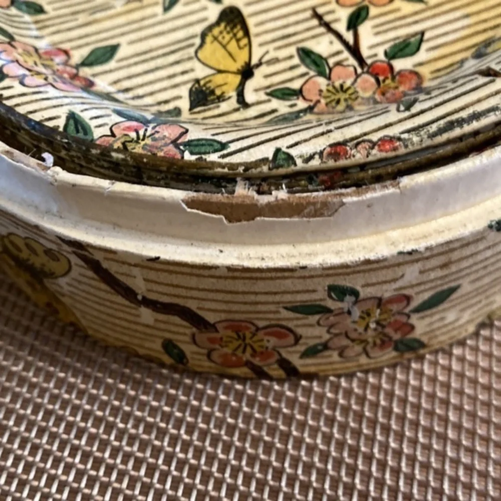 VTG Highmount set of 7 butterfly theme coaster in matching box -made in Japan